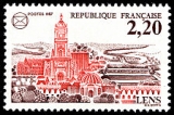 miniature France 2476 congrès de la fédération 1987 neufs ** TB MNH sin charnela prix de la poste 0.29