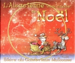 France L´Alsacienne sans culotte - Bière de Noël (fond rouge)