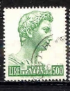 Italie 1957 YT 738 Obl Sculpture Saint Georges status de Donatello