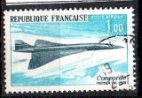 miniature France Oblitéré Yvert PA N°43 Avion CONCORDE 1969 