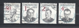 miniature Tchecoslovaquie  Y & T 2582-85  Héros de la résistance Tchéque