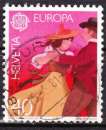 miniature Suisse 1981 YT 1126 Obl Europa folklore danseur