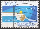 miniature 9761N - Y&T n° 1968 - oblitéré - 50 ans de la régie des télégraphes et téléphones - 1980 - Belgique