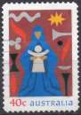 miniature 9903 - Y&T n° 1781 - adhésif oblitéré - Noël - Vierge et l'Enfant - 1999 - Australie