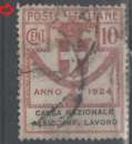 miniature Italie 1924 - Franchise Cassa Infortuni 50 c.