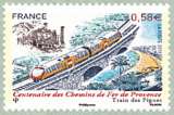 miniature France 4564 train des pignes 2011 neuf ** luxe MNH sin charnela prix de la poste 0.58