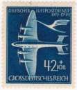 miniature Allemagne 1944 25e anniversaire du service postal aérien YT PA 61 (*)