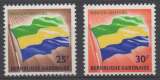 miniature Gabon  1968 - Y & T : S 05 et S 06 - Drapeaux 