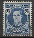 miniature Australie 1938-42 Y&T 134 oblitéré - George VI