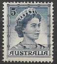 miniature Australie 1959-62 Y&T 253 oblitéré - Elizabeth II