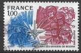 miniature France 1976 Y&T 1890 oblitéré - Corps des officiers de réserve 