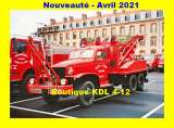 miniature AL SP 108 - Camion Grue GMC CCKW 353 - Caserne Dumont d'Urville - FALAISE - Calvados