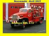 miniature AL SP 112 - Camion Citerne Feu de forêt Moyen Secours Routier Chevrolet - VALENCAY - Indre