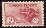 miniature France 1926-27 Y&T 231 * la Marseillaise 1 F + 25 c orphelins de la guerre cote 63€