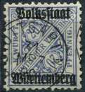 miniature WURTEMBERG 1919 OBLITERE SERVICE N° 106