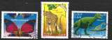 miniature FRANCE 2000 - Y & T : 3332, 3333, 3334 - Papillon, girafe, allosaure