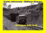 miniature BVA 650-05 - Autorail Billard sortant du tunnel de PANDRIGNES - Corrèze - POC