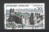 miniature France 1960 - Y & T : 1236 - CHATEAU DE FOUGÈRES 