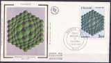 France FDC 1977 Y&T 1924 - Vasarely (scan dos) 