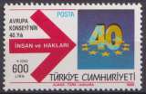 Turquie 1989 Y&T 2604 neuf ** - Conseil de l'Europe 