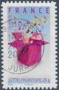 miniature FRANCE 2007 : yt 133 (4086) Oblitéré/Used # Timbres de message - Notes de musique