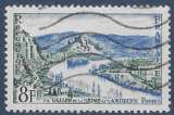 miniature FRANCE 1954 : yt  997 Oblitéré/Used # Vallée de la Seine aux Andelys