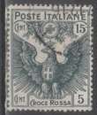 miniature Italie 1915 - Croix Rouge 15+5 c.