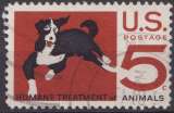 Etats Unis 1966 Y&T 802 oblitéré - Traitement humain des animaux 