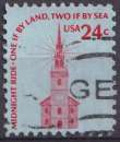 Etats Unis 1975 Y&T 1076 oblitéré - Vieille église 