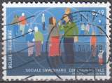 miniature Belgique 2003 Michel 3259 O Cote (2008) 0.50 € Cohésion sociale Cachet rond