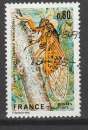 miniature France 1977 YT 1946 Cigale rouge