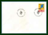 miniature Danemark FDC N° 804 Symbole des Jeux Olympiques 1984