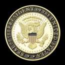 Médaille NEUVE plaquée Or - United-States Secret Service