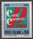 Italie 1968 Y&T 1028 neuf ** - Cinquantenaire des comptes courants postaux 