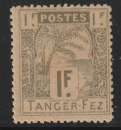 miniature MAROC - Tanger à Fez - N°126 * (1892) 1f olive sur paille