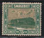 miniature SARRE - N°95 * (1922-23) 75c vert et jaune