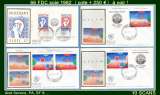 Lot de 66 FDC soie diff.1982 (cote + 250 €) 10 SCANS !