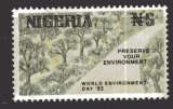 miniature NIGERIA 1993 PRESERVATION DE L'ENVIRONNEMENT NEUF**