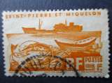 miniature Saint Pierre & Miquelon y & t 338 obl 1947