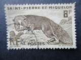 miniature Saint Pierre & Miquelon y & t 345 obl 1952