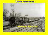 miniature AL 253 - Train, loco 141 R 1055 quittant la gare de COURTALAIN SAINT-PELLERIN - SNCF