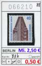 miniature Berlin 1988 - Michel 816 - ** neuf mnh -  