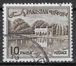 miniature PAKISTAN  1963 - Y&T N°182 -  Jardins de Shalimar - oblitéré