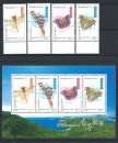 miniature Hong Kong N°874/77 + Bloc 59** (MNH) 1998 - Aérodyne 