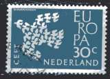 miniature PAYS BAS 1961 EUROPA 30 CT BLEU  OBLITERE