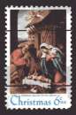 miniature ETATS UNIS 1970 NOEL LA SAINTE FAMILLE OBLITERE