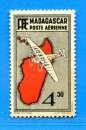 miniature Réf-104-3 - MADAGASCAR > PA N° 7 * > Neuf Dos Visible - MH *  Cote 43 €