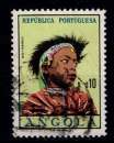 miniature PORTUGAL ANGOLA 1961 - YT 420 OBLITÉRÉ.