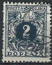 miniature Pologne - 1921 - Y & T n° 38 Timbre-taxe - O.