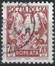 miniature Pologne - 1951-52 - Y & T n° 127A Timbre-taxe - O.